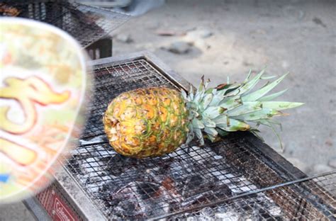 バーベキュー パイナップル 丸焼き|焼きパイナップル（BBQ） 